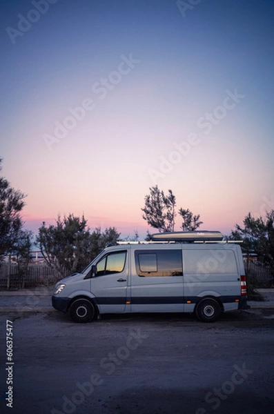 Obraz car on the road