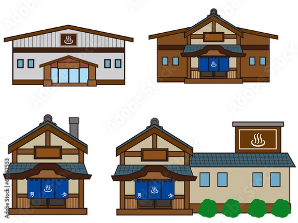 Fototapeta 銭湯と温泉