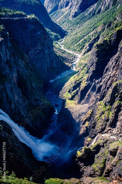 Obraz waterfall in the mountains