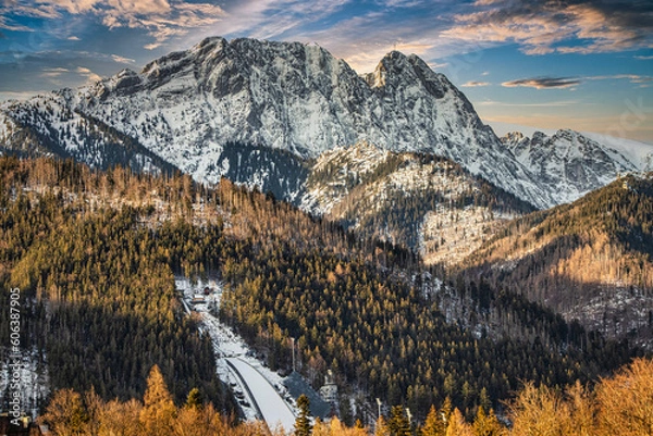 Obraz Góry, Tatry, Krajobraz, Podróże , Zima ,Góra