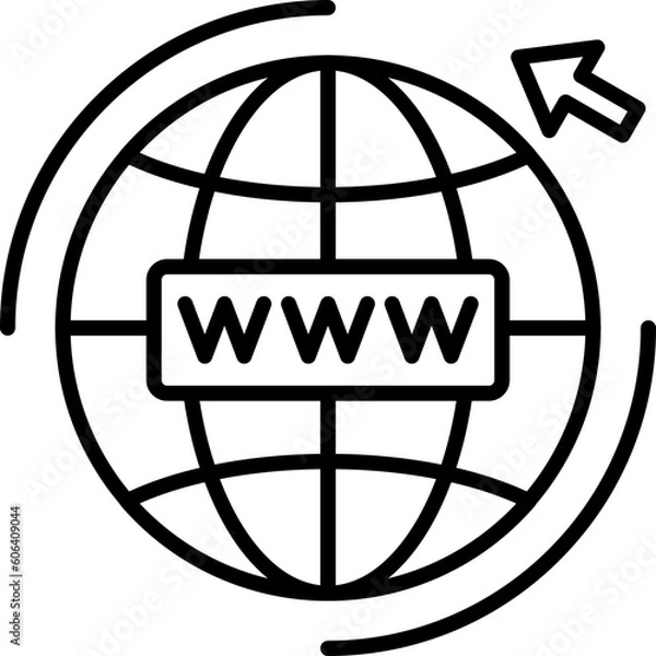 Fototapeta Website Icon