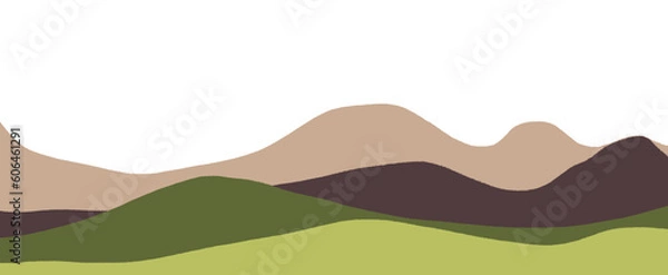 Obraz Aesthetic Wave Border.