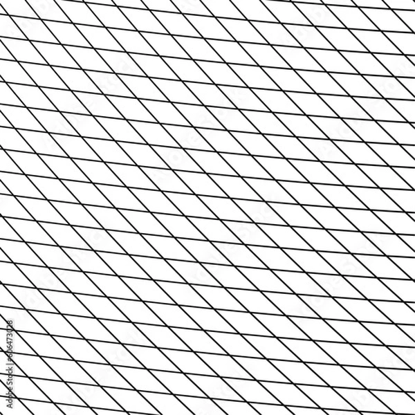 Obraz White background with black elements that make up the grid. Vector illustration.