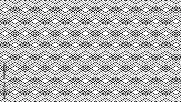 Obraz black and white seamless pattern