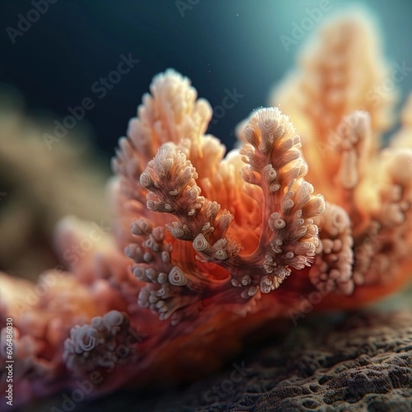 Obraz Flower Coral macro image