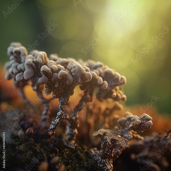 Obraz Alien cordyceps fungus macro image