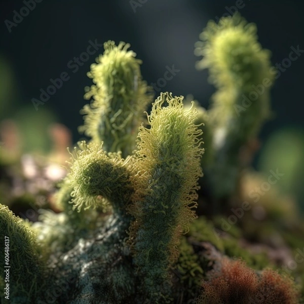 Obraz Moss fingers macro image