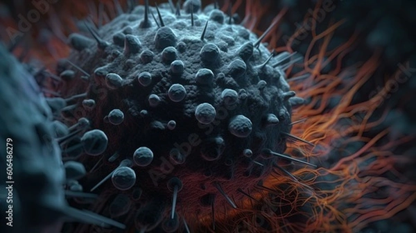 Obraz Alien virus cell