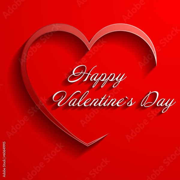 Obraz valentine's day background, vector illustration