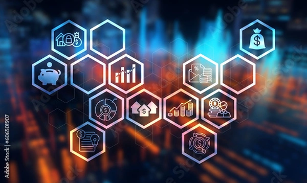 Fototapeta Asset Management Concept. Streamline Operations and Maximize ROI with Comprehensive Asset Management Strategies
