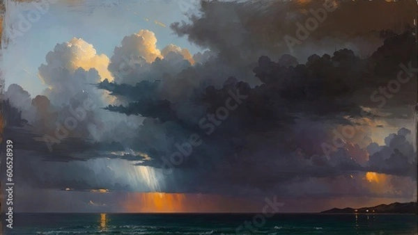 Fototapeta time lapse clouds