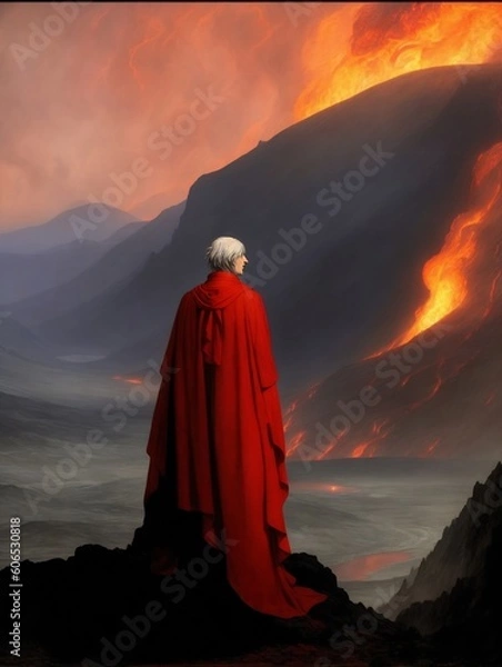 Obraz Dante alighieri in the hell