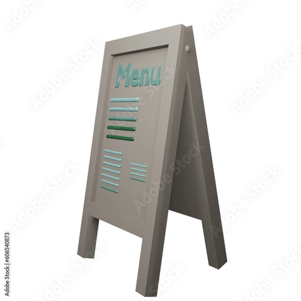 Obraz Menu sign