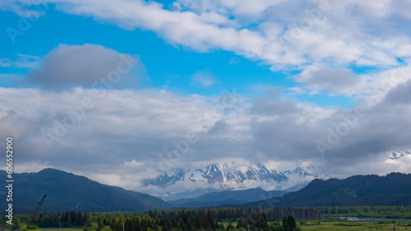Fototapeta image of nature with mountain. nature with mountain. nature with mountain landscape.
