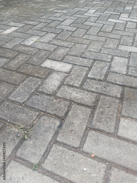 Fototapeta stone block paving