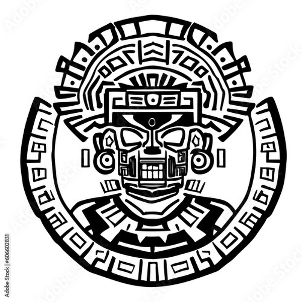 Fototapeta aztec man 2