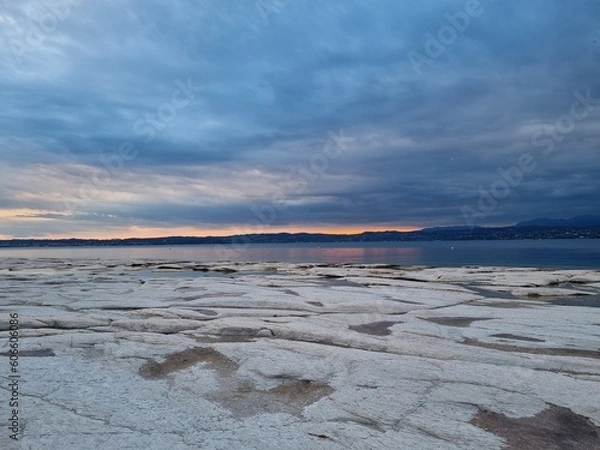 Obraz sunset on the lake