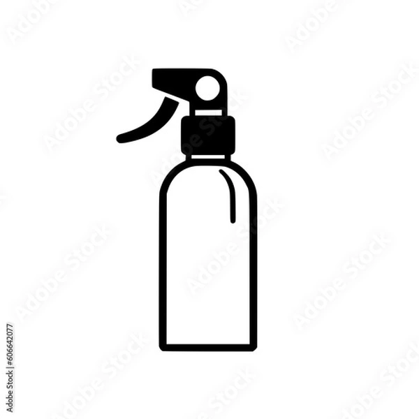 Obraz Spray vector illustration isolated on transparent background