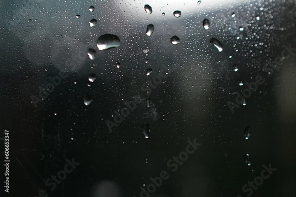 Obraz water drops on texture background 