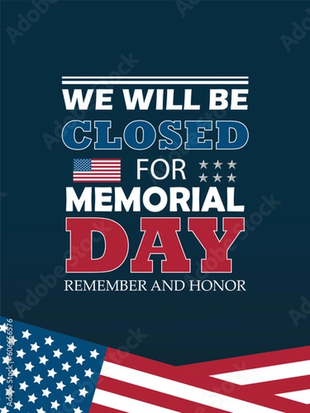 Fototapeta Meorial day background for your design