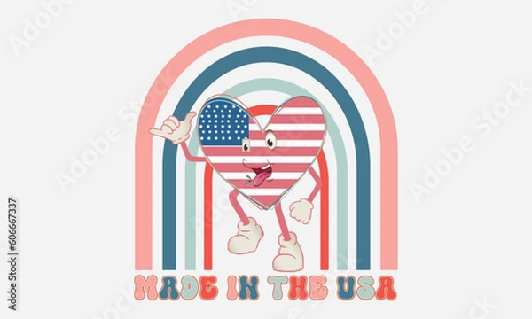 Fototapeta 4th Of July Sublimation Design Bundle