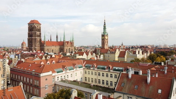 Obraz view of the town