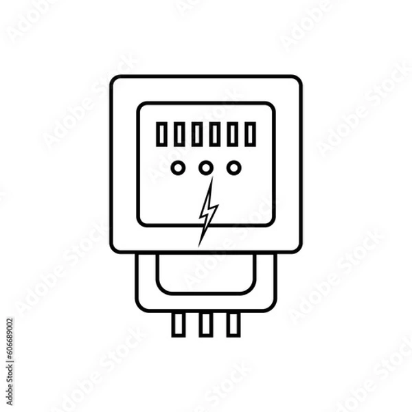Obraz Electric Meter Icon, Meter icon