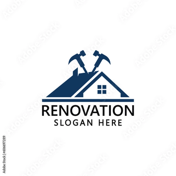 Obraz Construction House Logo Icon Design Vector Template