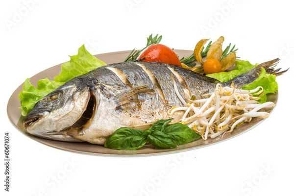 Fototapeta Grilled dorada