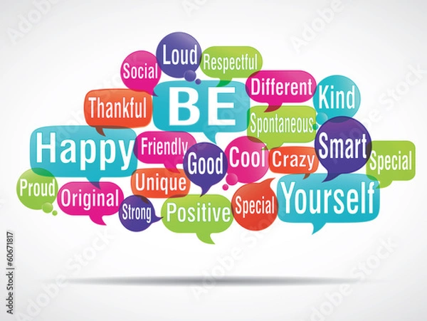 Obraz word cloud : state of mind