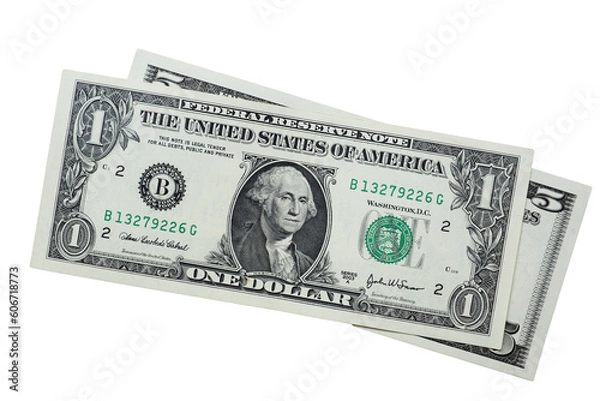 Obraz one dollars  bank note