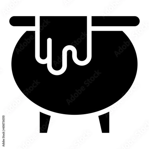 Fototapeta magic pot glyph 