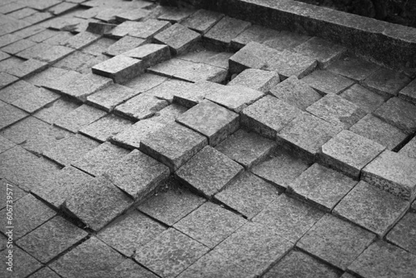 Obraz Square brick shapes