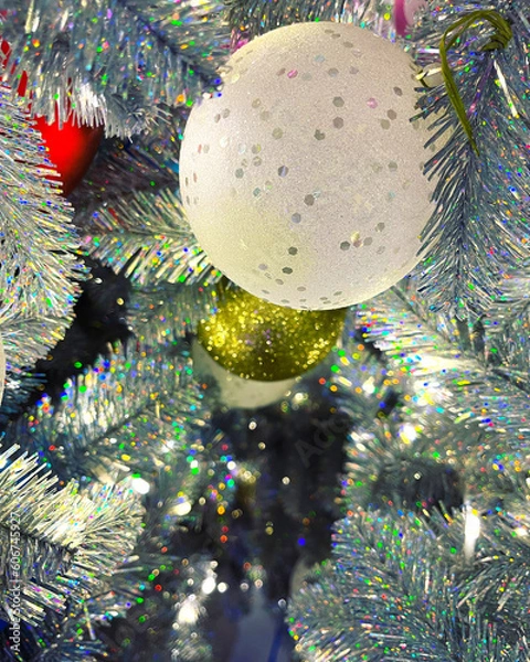 Obraz christmas tree and decorations