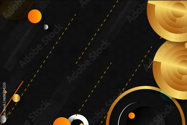 Obraz abstract backgorund shapes  luxury 