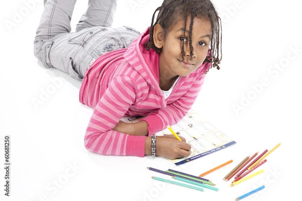 Fototapeta malendes kind