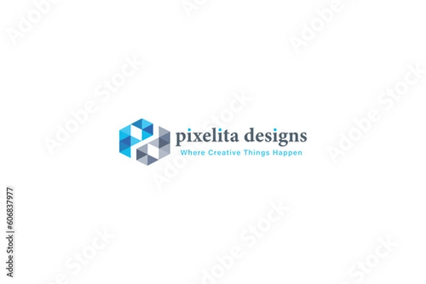 Obraz Flat logo for your company