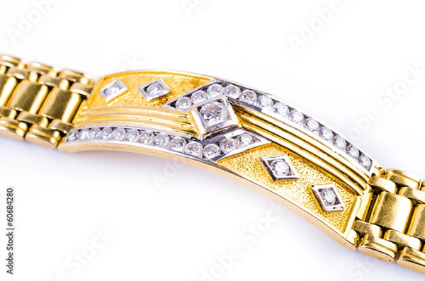 Fototapeta Gold bracelet