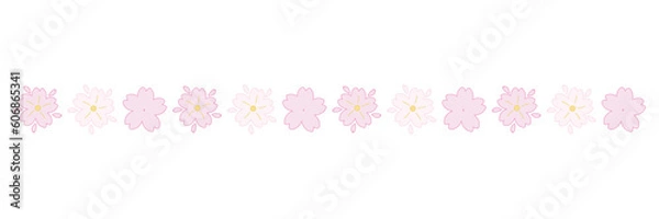 Obraz Sakura border line type 14