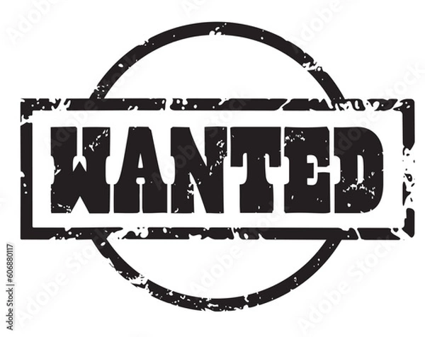 Obraz Runder Stempel Wanted