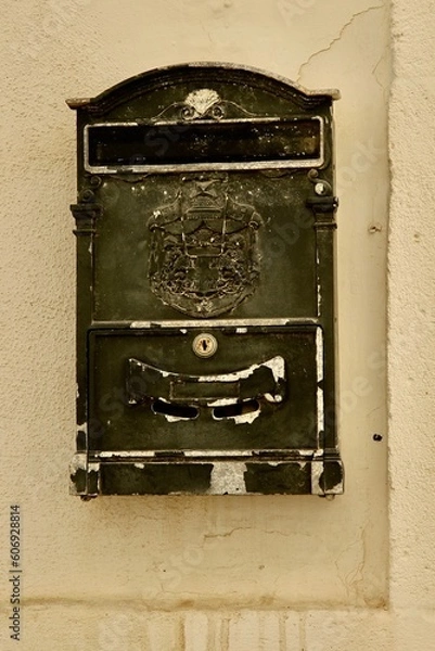 Obraz old mailbox on a wall