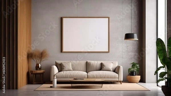 Fototapeta Criticize promotion spot arrange in cutting edge inward parts establishment. Creative resource, AI Generated