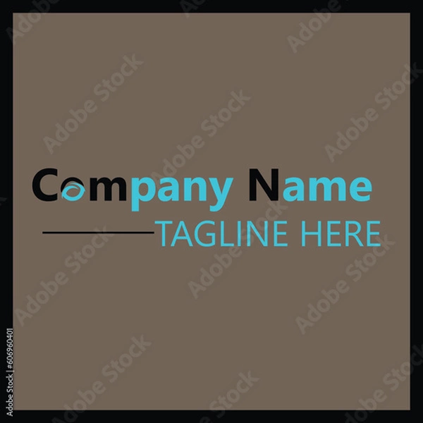 Fototapeta simple professional service logo design