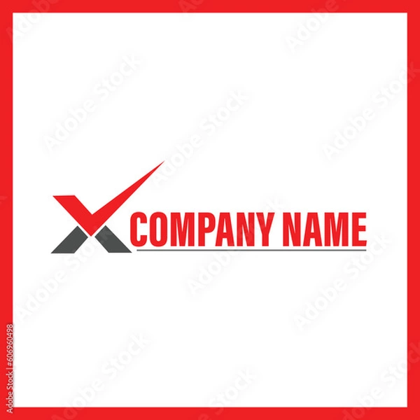 Fototapeta 
X Letter Abstract Creative Logo Design 1