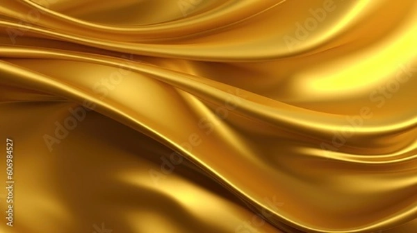 Fototapeta Gold abstract background 3D illustrations