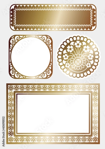 Fototapeta Frame of Art Nouveau