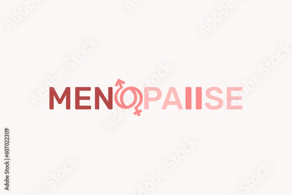 Fototapeta menopause logo design template element vector 