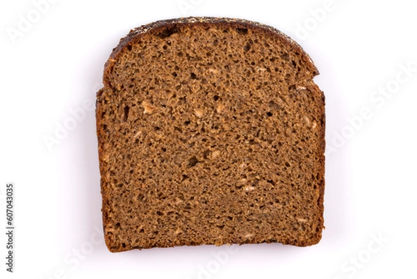 Fototapeta sliced of rye bread