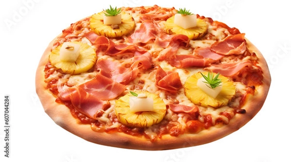 Obraz Delicious pizza with cheese and tasty combinations