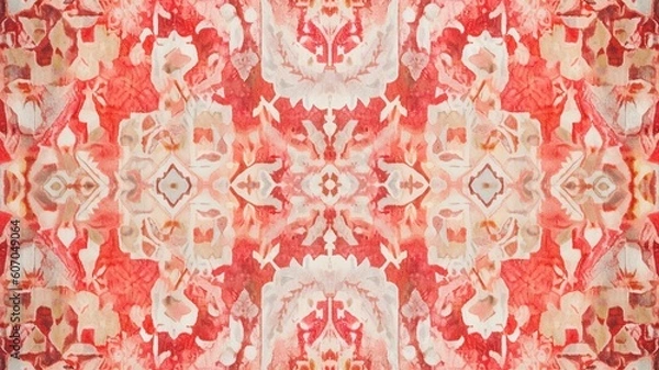Obraz Traditional carpet design Generative AI